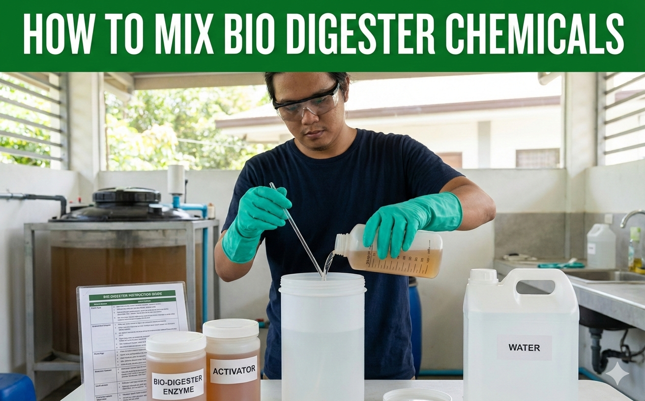 How To Mix Bio Digester Chemicals