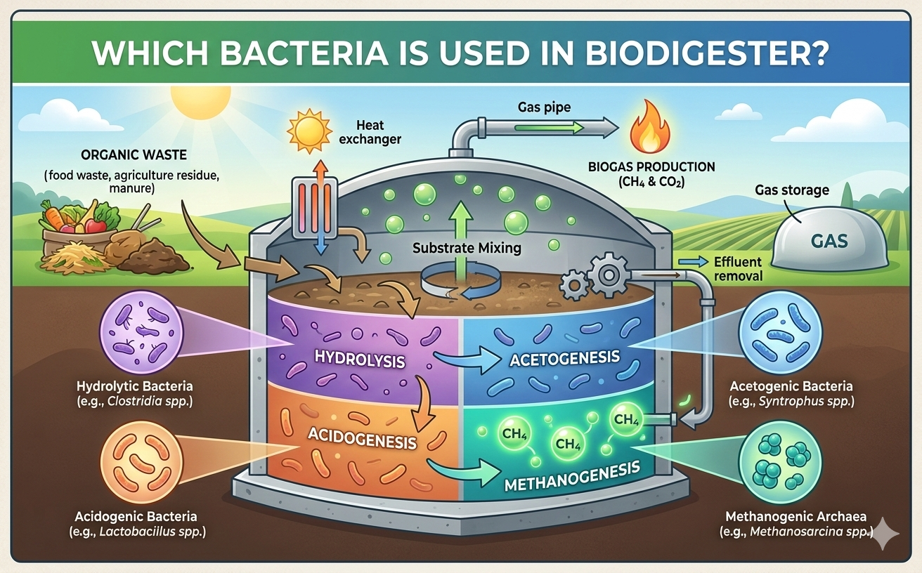 Which Bacteria Are Used In Biodigester Biodigester Kenya