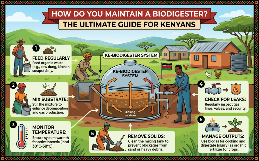 How to Construct a Biodigester - Biodigester Kenya