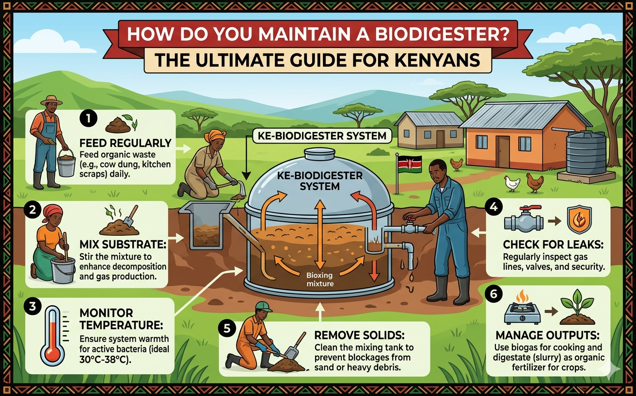 How Do You Maintain a Biodigester biodigesterkenya.co .ke