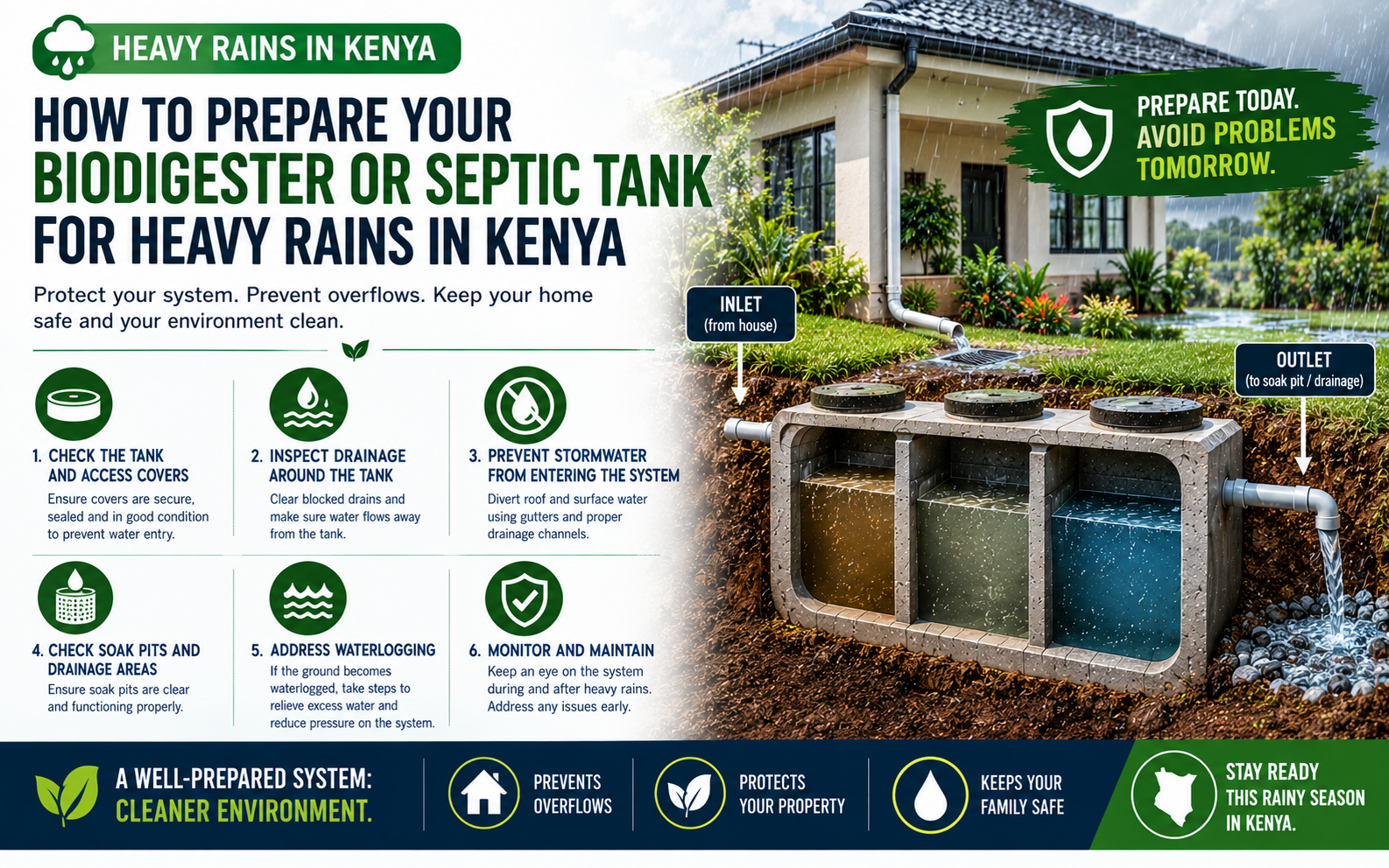 Rain Ready Biodigester and Septic Tank Guide